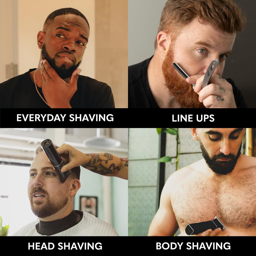 Beard Club gel texture shown for smooth, tug-free glide.
