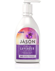 Beatool Jason Calming Lavender Body Wash bottle, 30 oz, pack of 2, calming daily cleansing.
