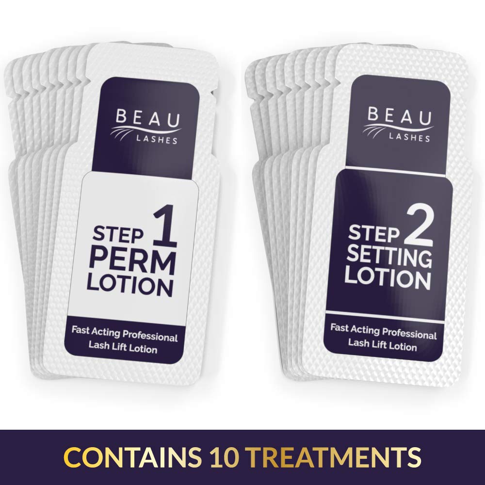 Beau Lashes salon-grade perming kit for consistent results