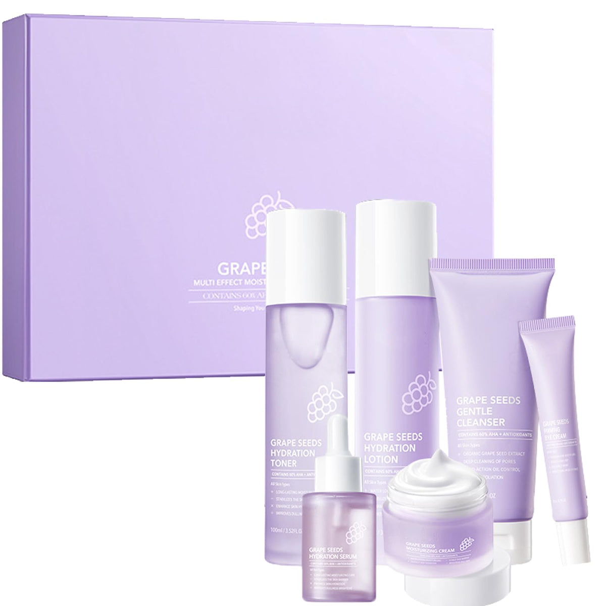 BeauBase Grapeseed Cleanser pump for gentle cleansing and hydration
