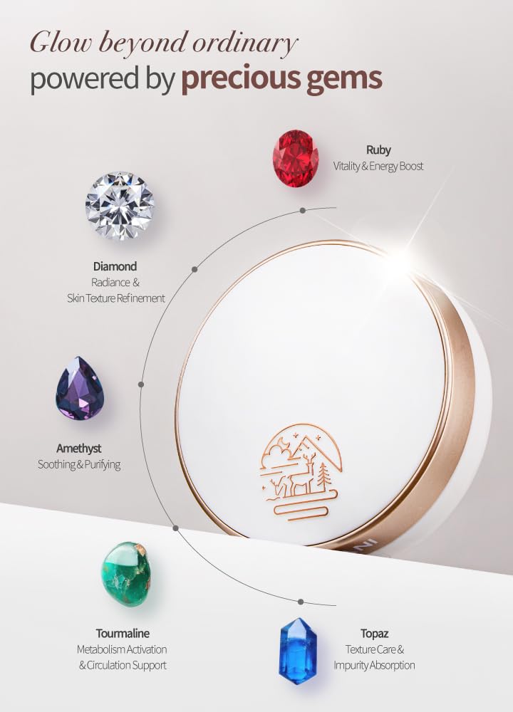 Beaudiani Mesh Glow Cushion puff ready for precise, blendable application.