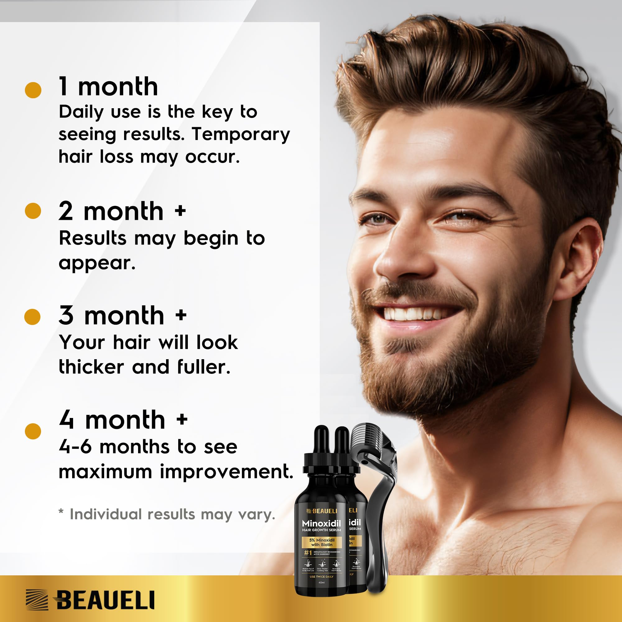 Beaueli two bottles packaging offers convenient twin-pack value