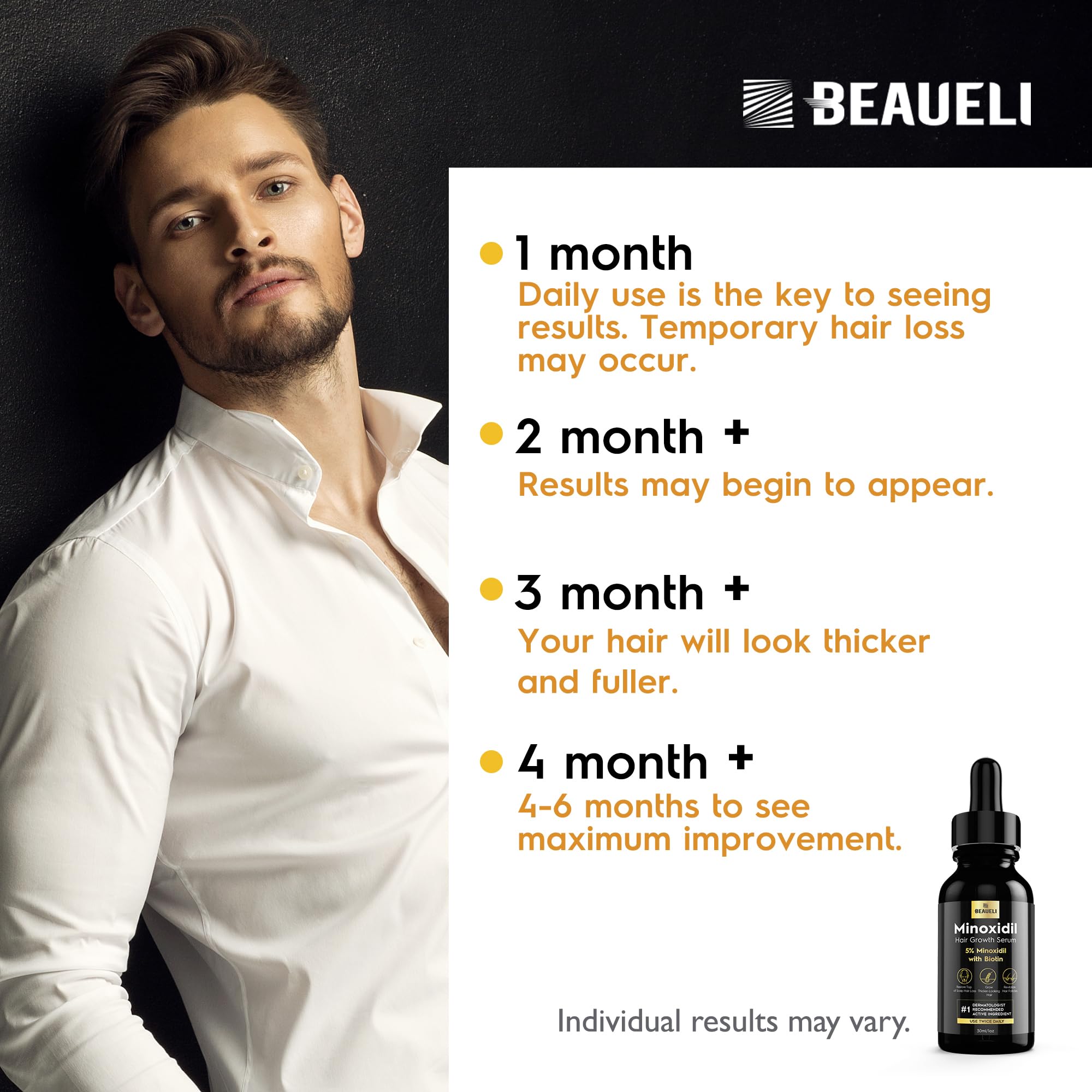 Beaueli unisex dropper enables clean, precise application.