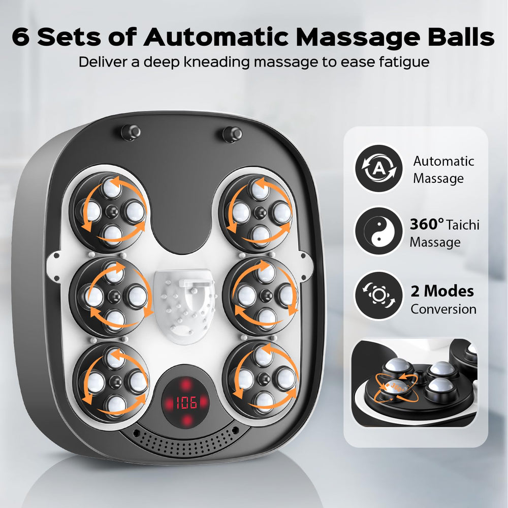 BEAUMOI Foot Spa remote control for effortless operation from a chair.