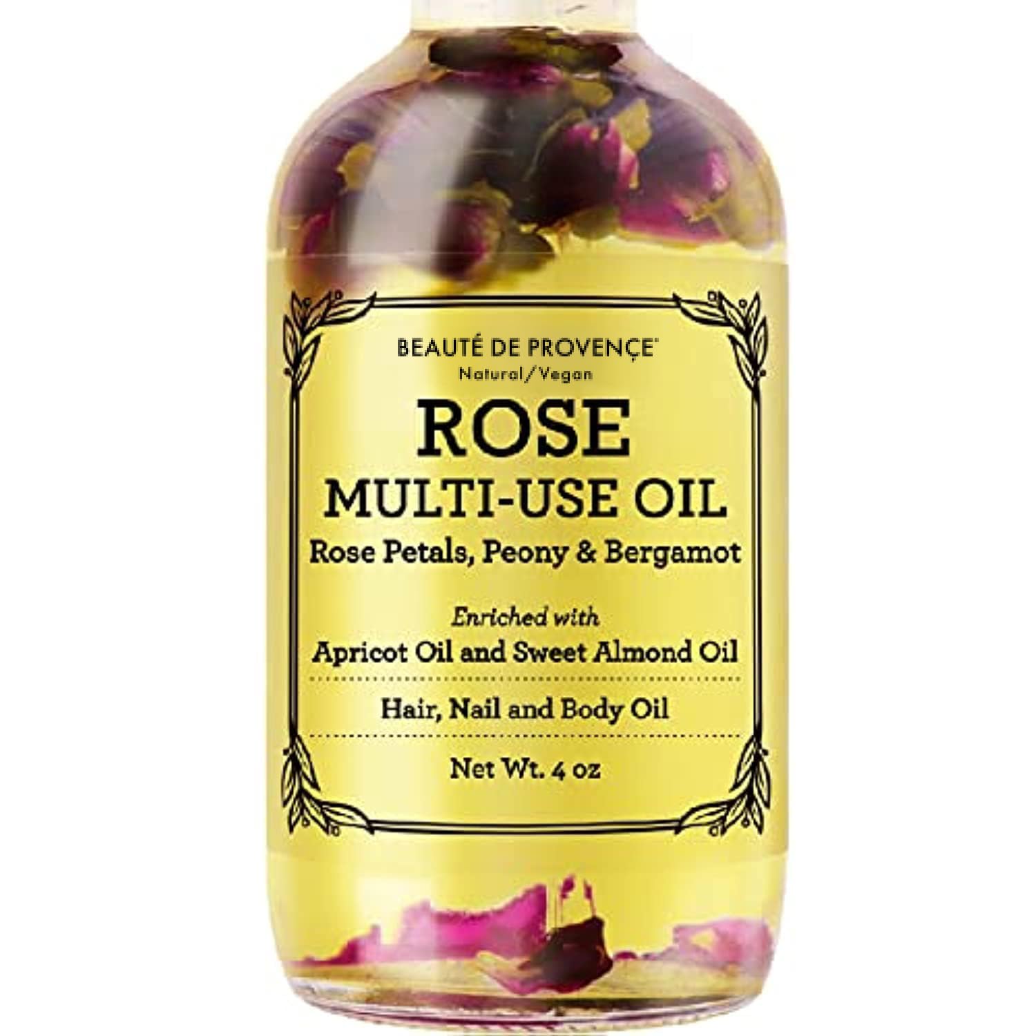 BEAUTE DE PROVENCE multi-use oil bottle ready for skin, hair, and nails.