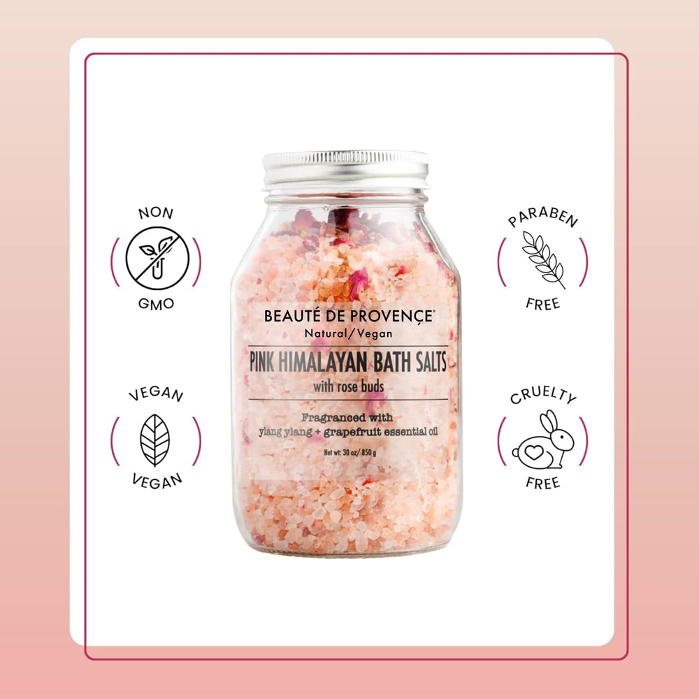 Natural ingredients label showing plant-based, cruelty-free promise.