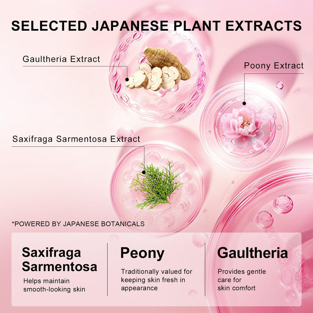 Beauté Rondo Withfam botanicals Peony and Gaultheria visible.