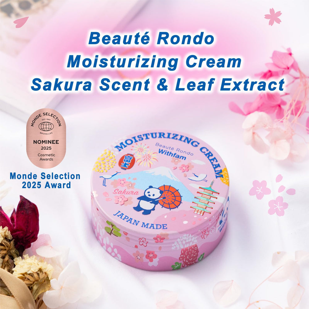 Beauté Rondo Withfam cream-texture close-up showing smooth, nourishing application.