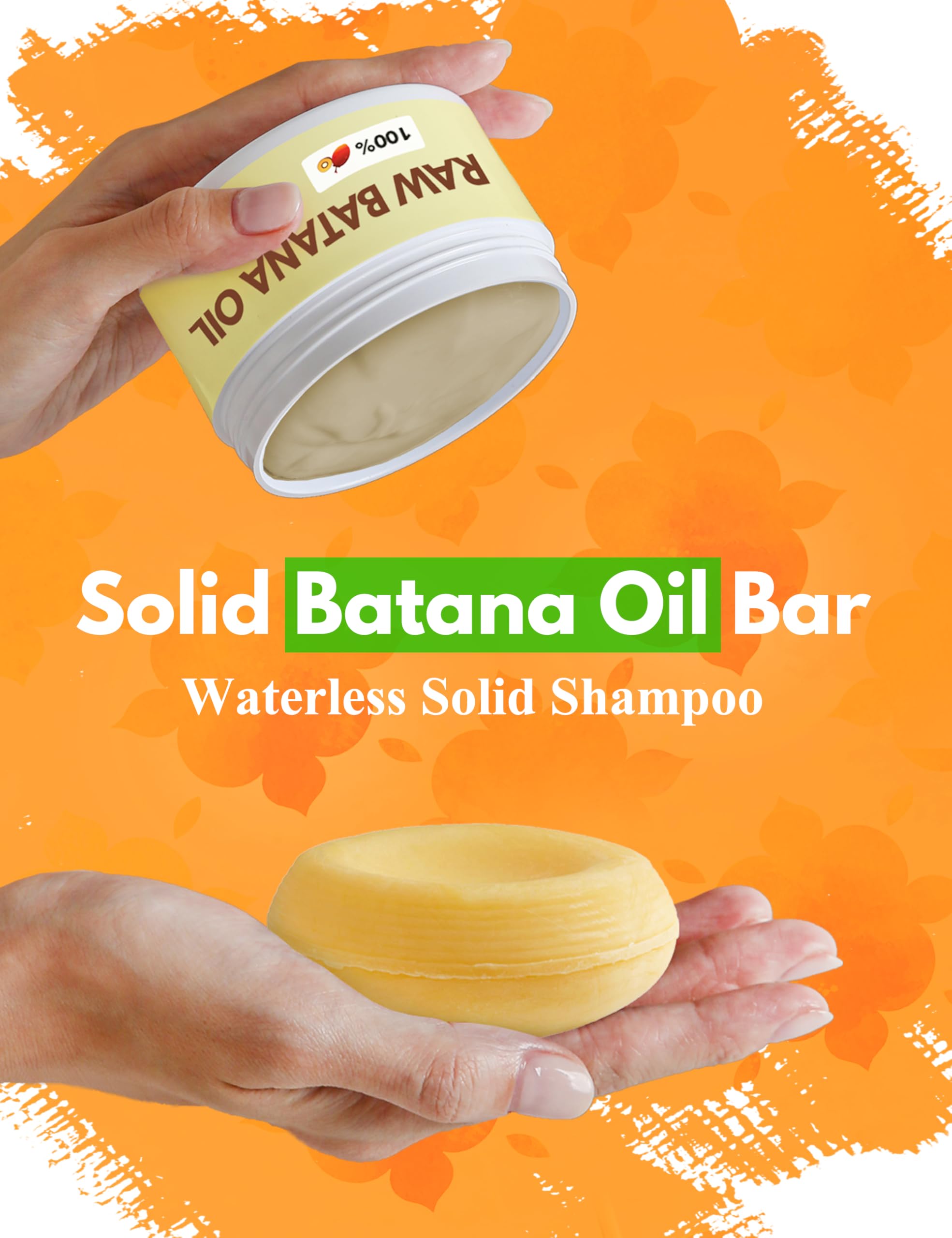  Beauté Seoul Batana Oil Shampoo Bar exfoliating action visible in bar texture