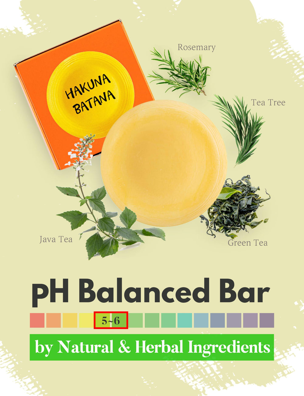 Beauté Seoul Batana Oil Shampoo Bar pH-balanced badge indicating scalp comfort