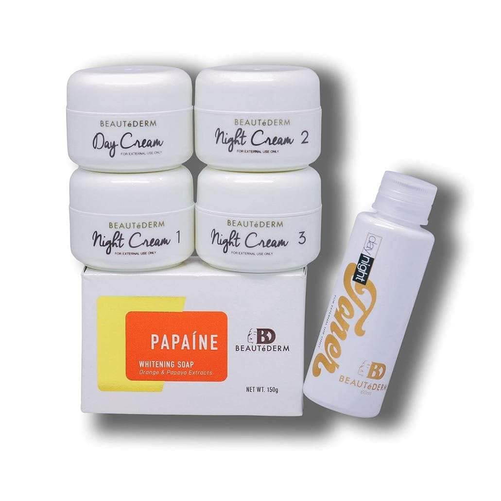 Beautederm Beaute Set sealed sticker on package ensuring tamper-evident protection