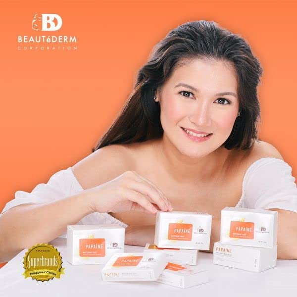 Beautederm Papaine Soap texture close-up suggesting gentle cleansing routine.