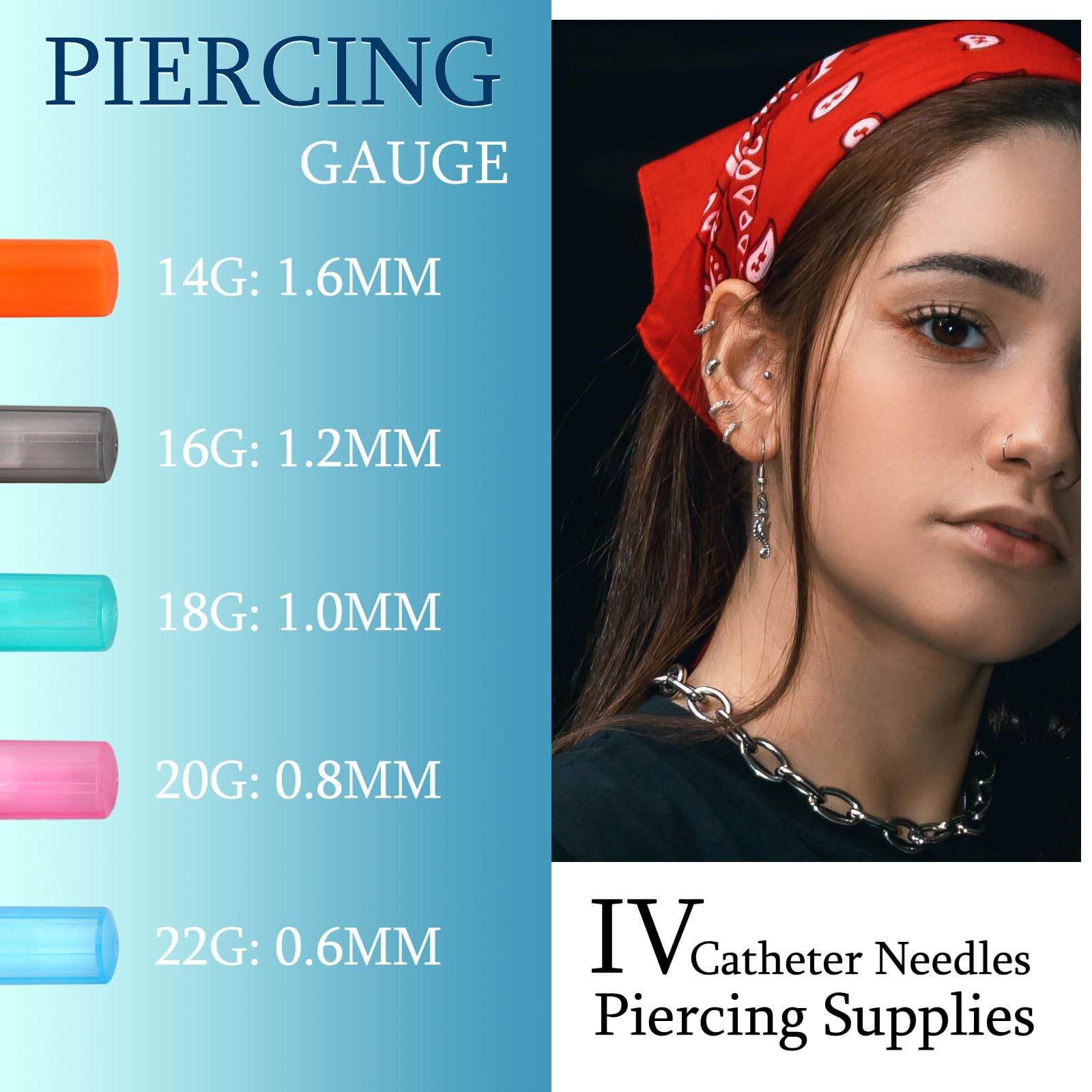 Beautidots catheter piercing needles easy-use design supports smooth insertion.