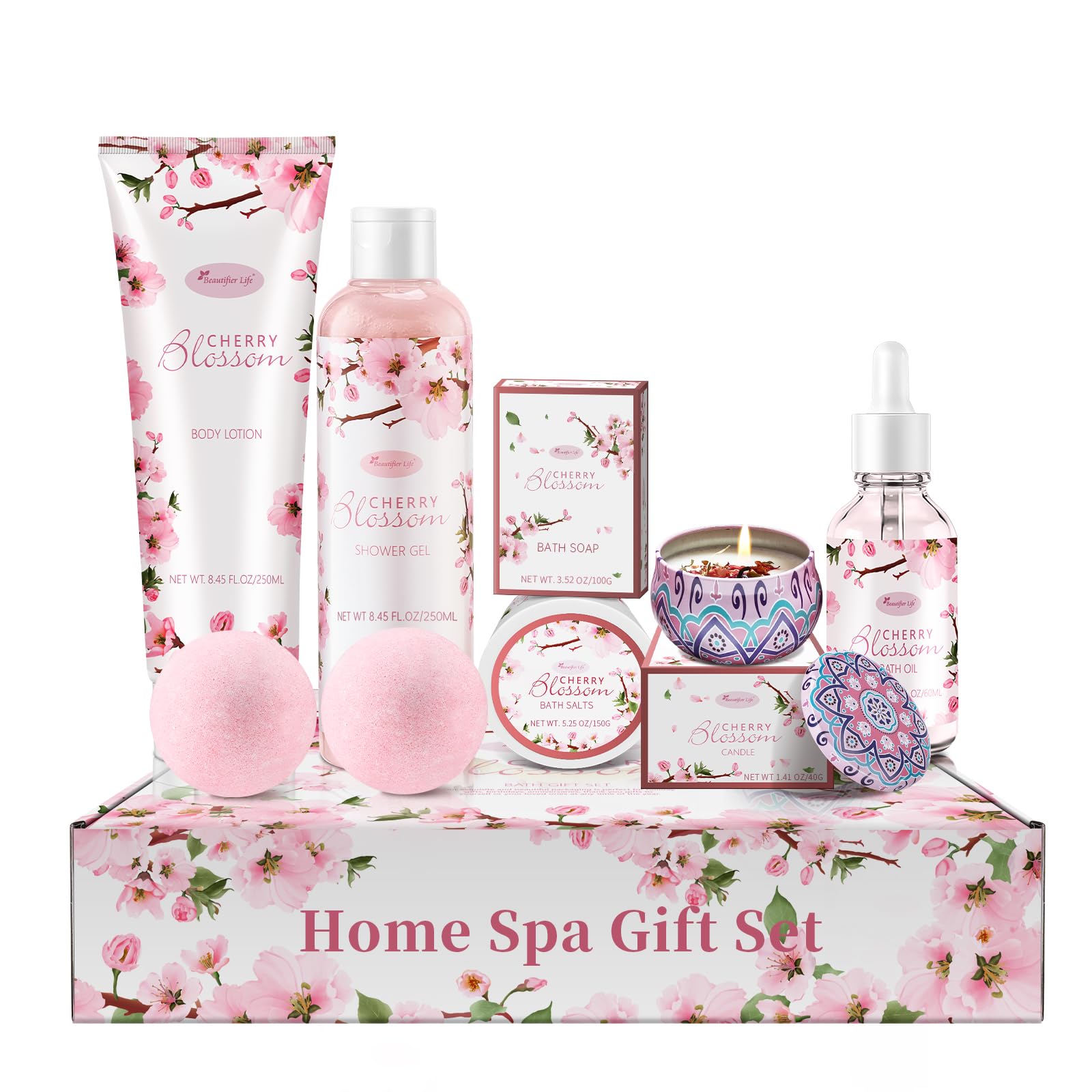 Beautifier Life cherry blossom aroma inviting sensory pampering at home.
