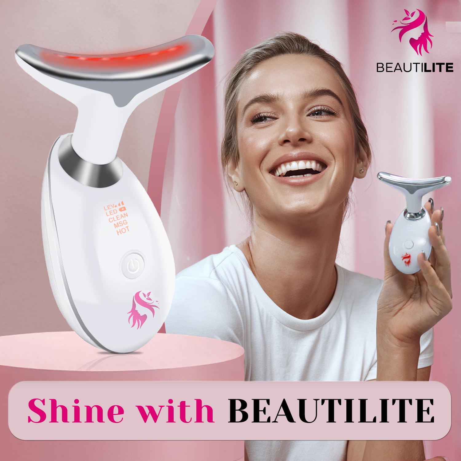 BEAUTILITE compact travel-ready design fits into your skincare routine anywhere.