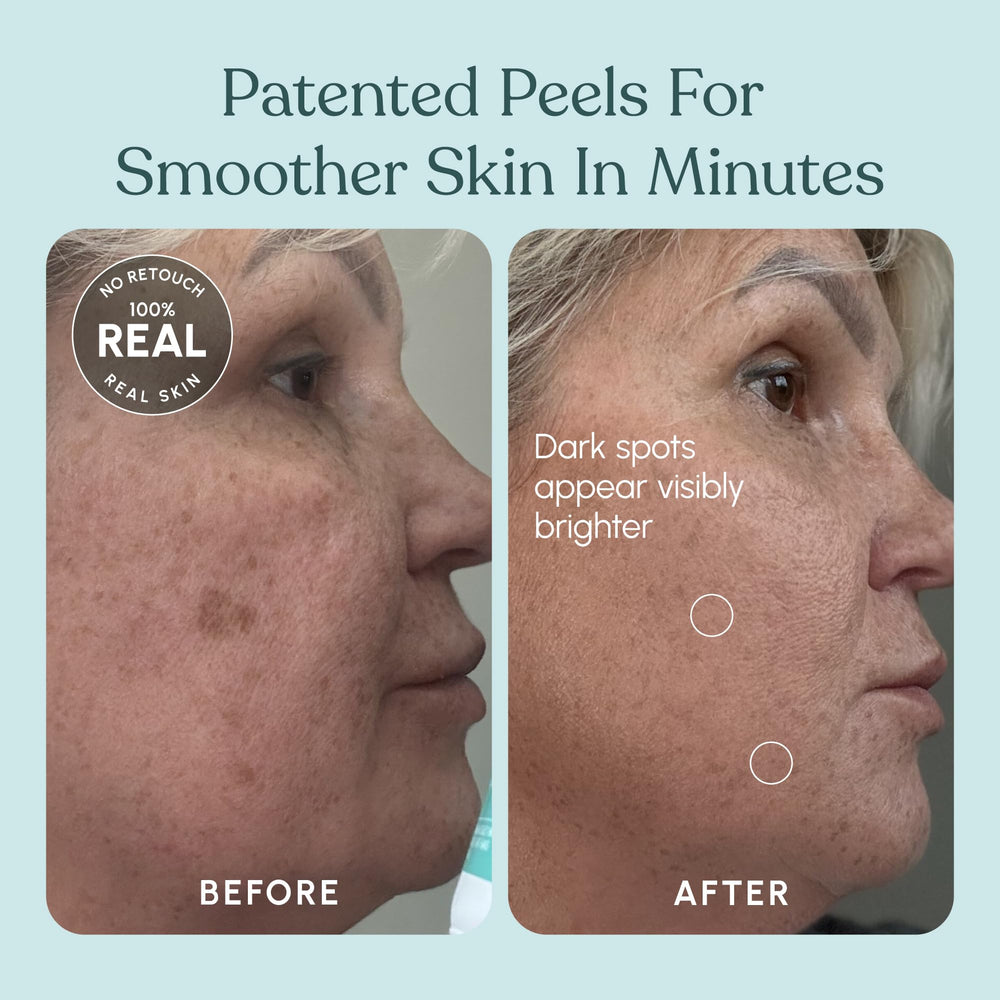 Beautiste glow after first use indicates a dewy appearance.