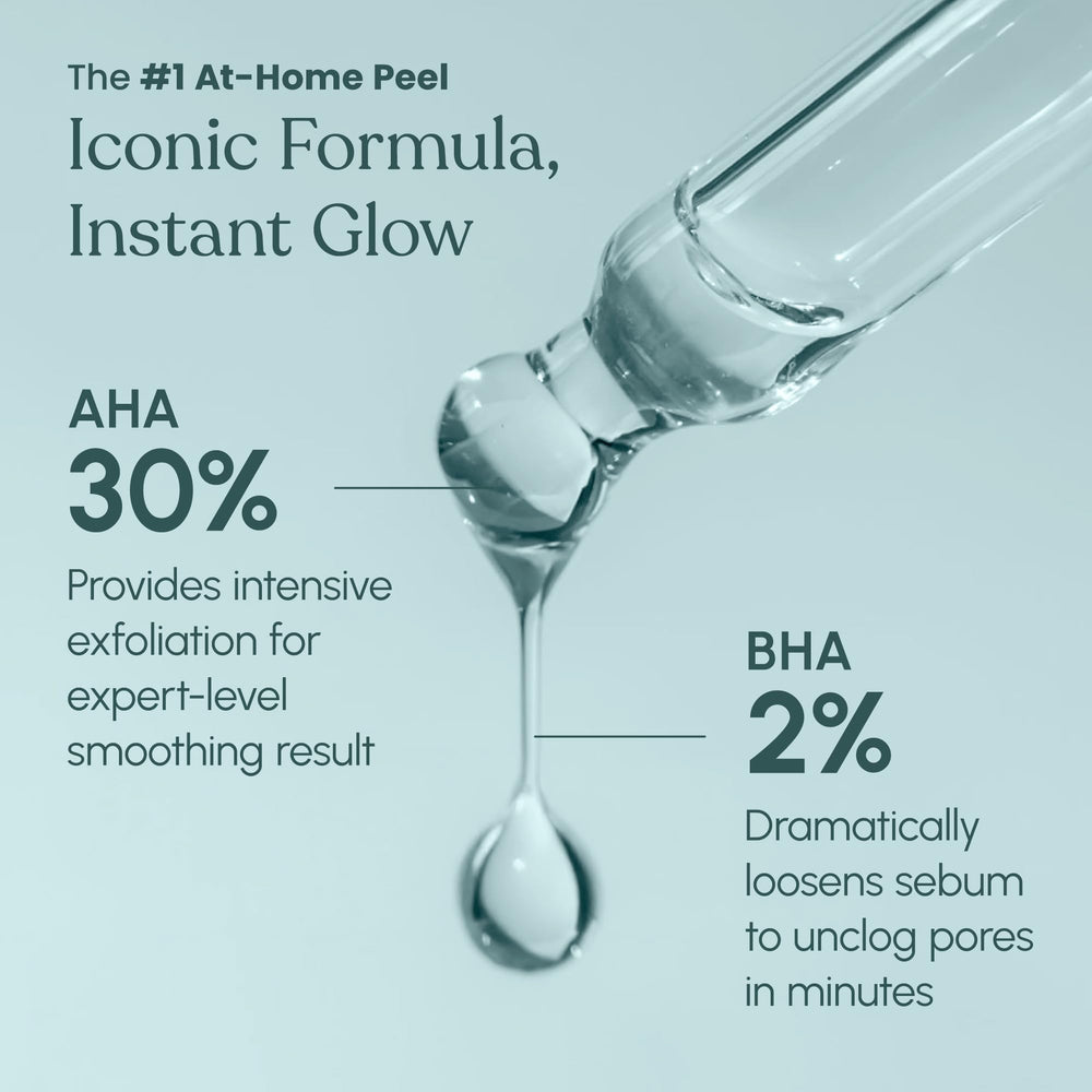 Beautiste multi-acid exfoliant texture swatch reveals even skin tone.