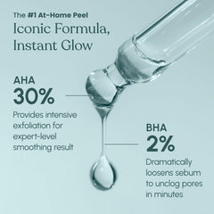 Beautiste multi-acid exfoliant texture swatch reveals even skin tone.