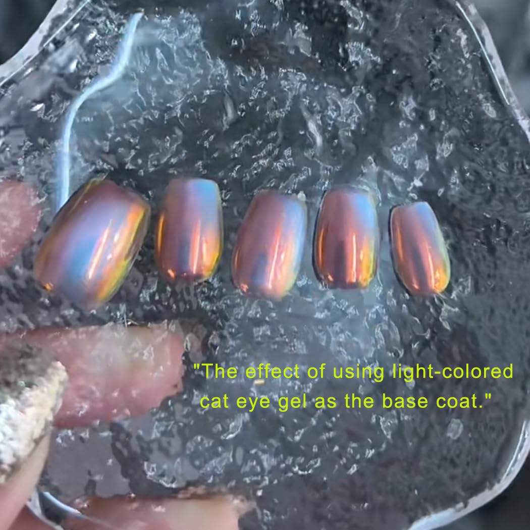 BEAUTNICE Acrylic nails color-shift powder blends with monomer for built-in chrome