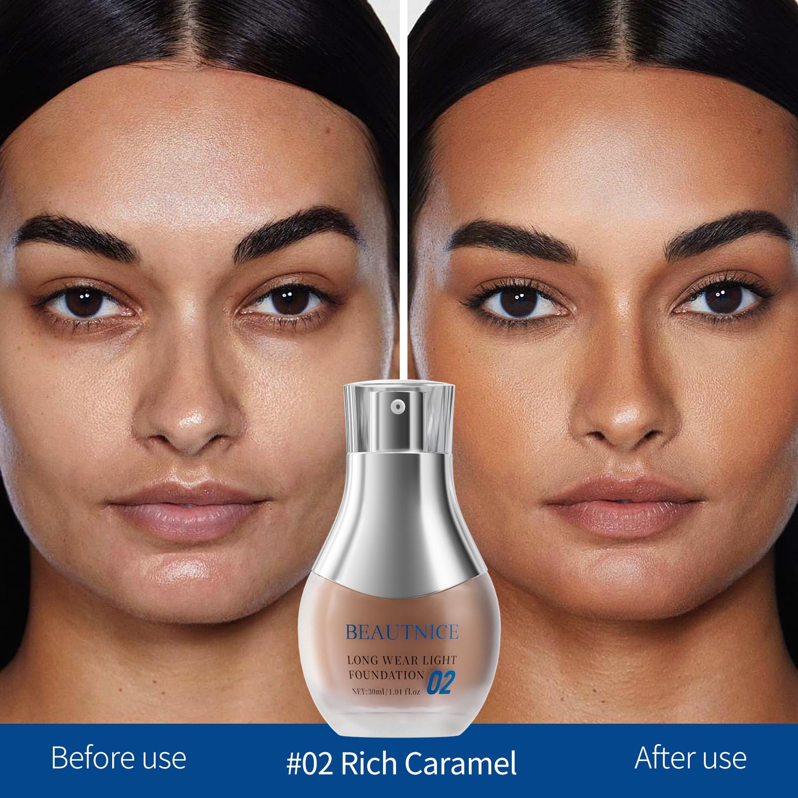 BEAUTNICE Everyday use visuals for work and dates with long-lasting makeup.