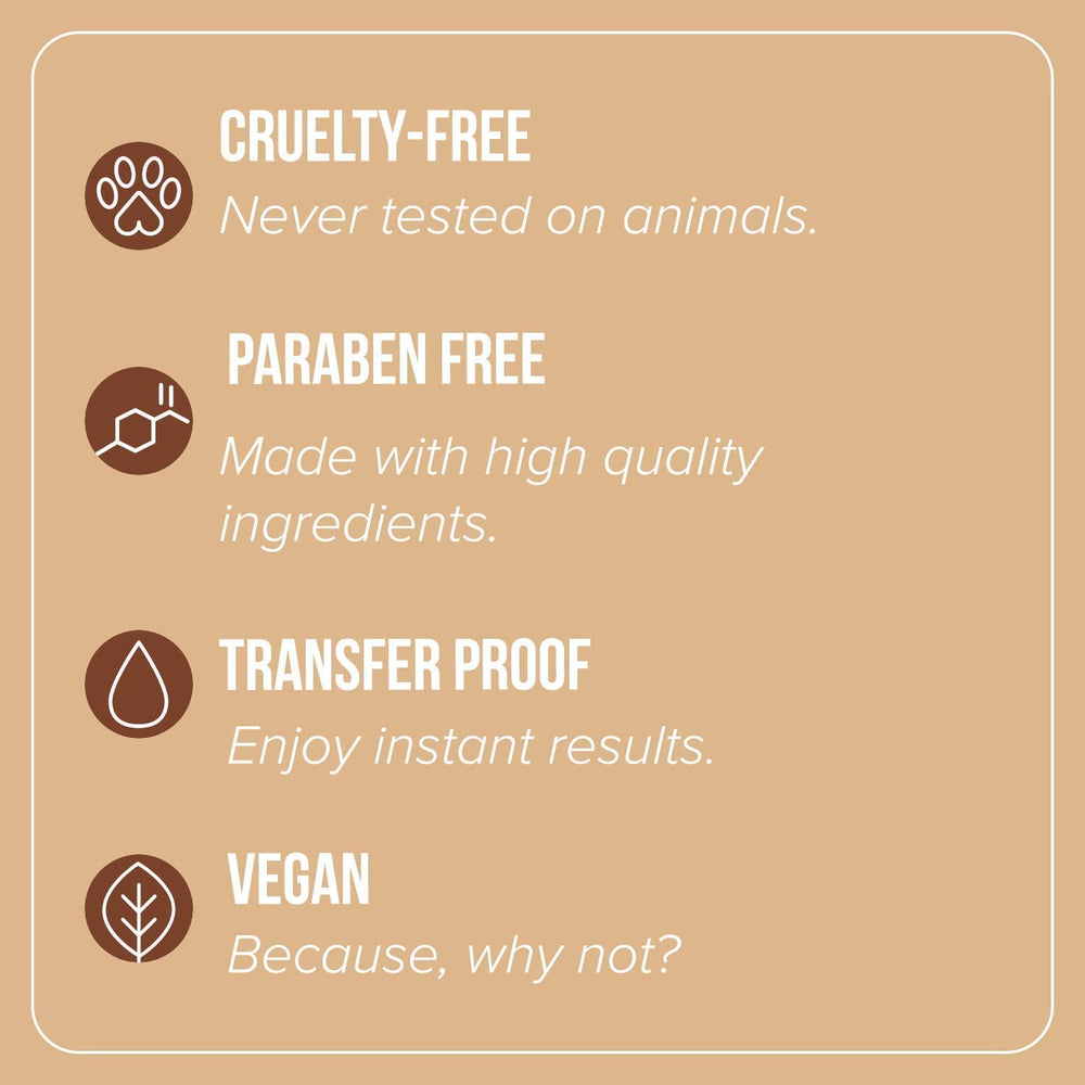 Beauty Bakerie Flour Setting Powder on the cheek yields a smooth matte complexion.