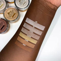 Beauty Bakerie Flour Setting Powder provides a matte finish on the face for oil control.
