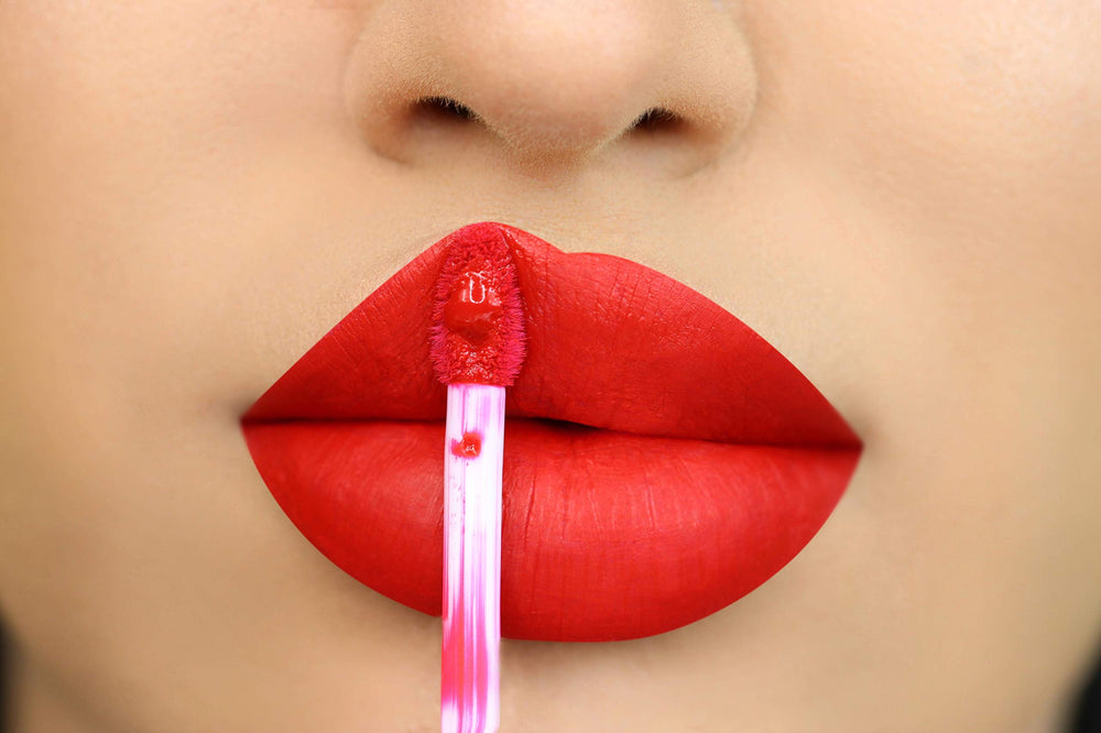 Beauty Bakerie Lip Whip Cherry Flambe waterproof formula stays on lips all day