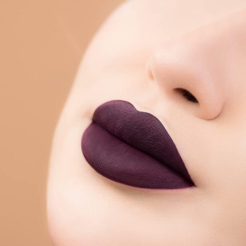 Beauty Bakerie Lip Whip She's Just Jelly wear test shows smudge resistance.