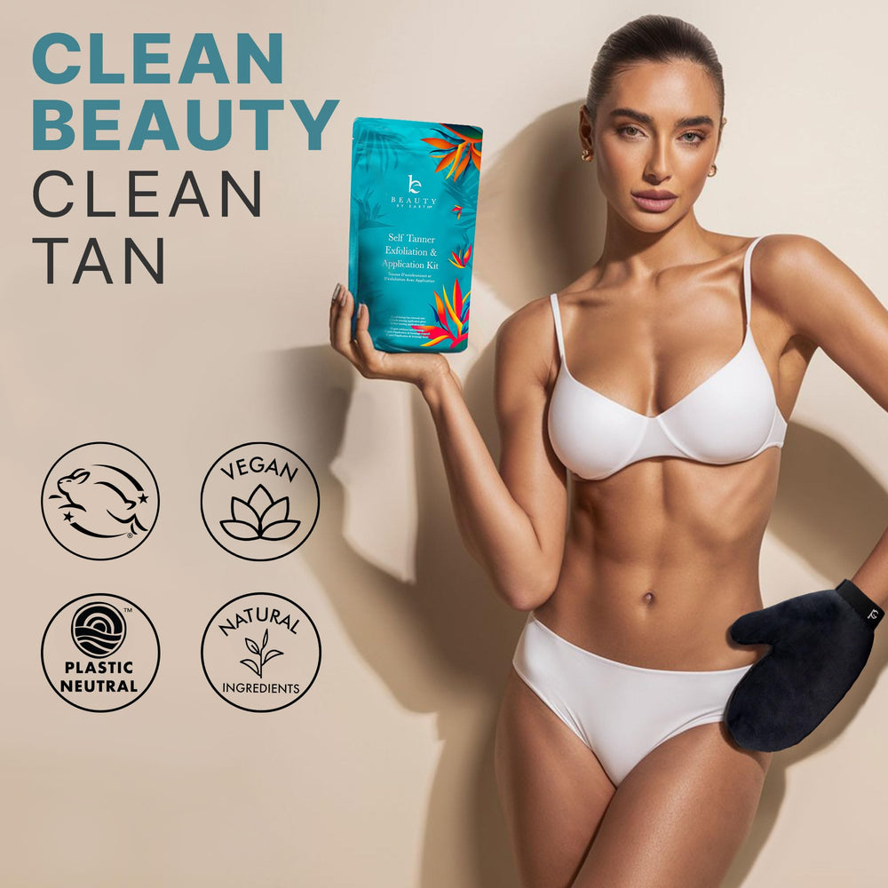 Beauty by Earth front and back applicator tools for even coverage