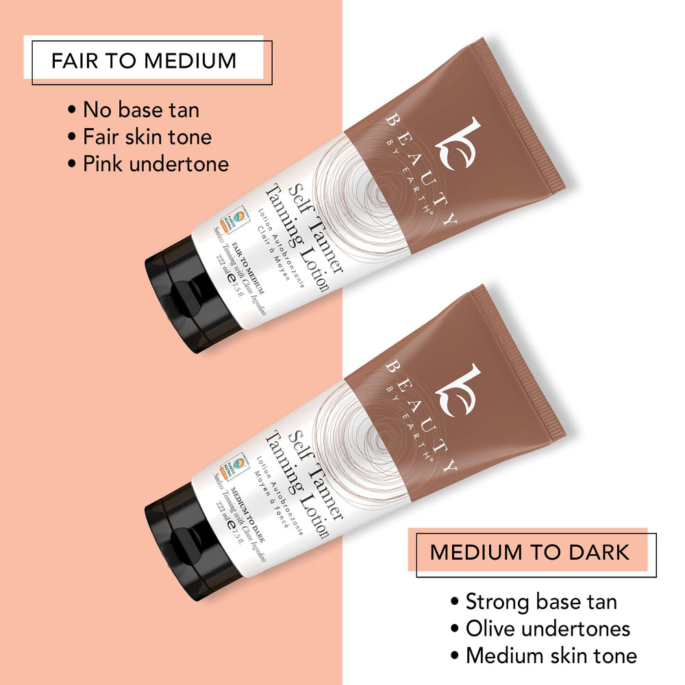 Beauty by Earth organic formula with aloe vera and shea butter nourishes skin.