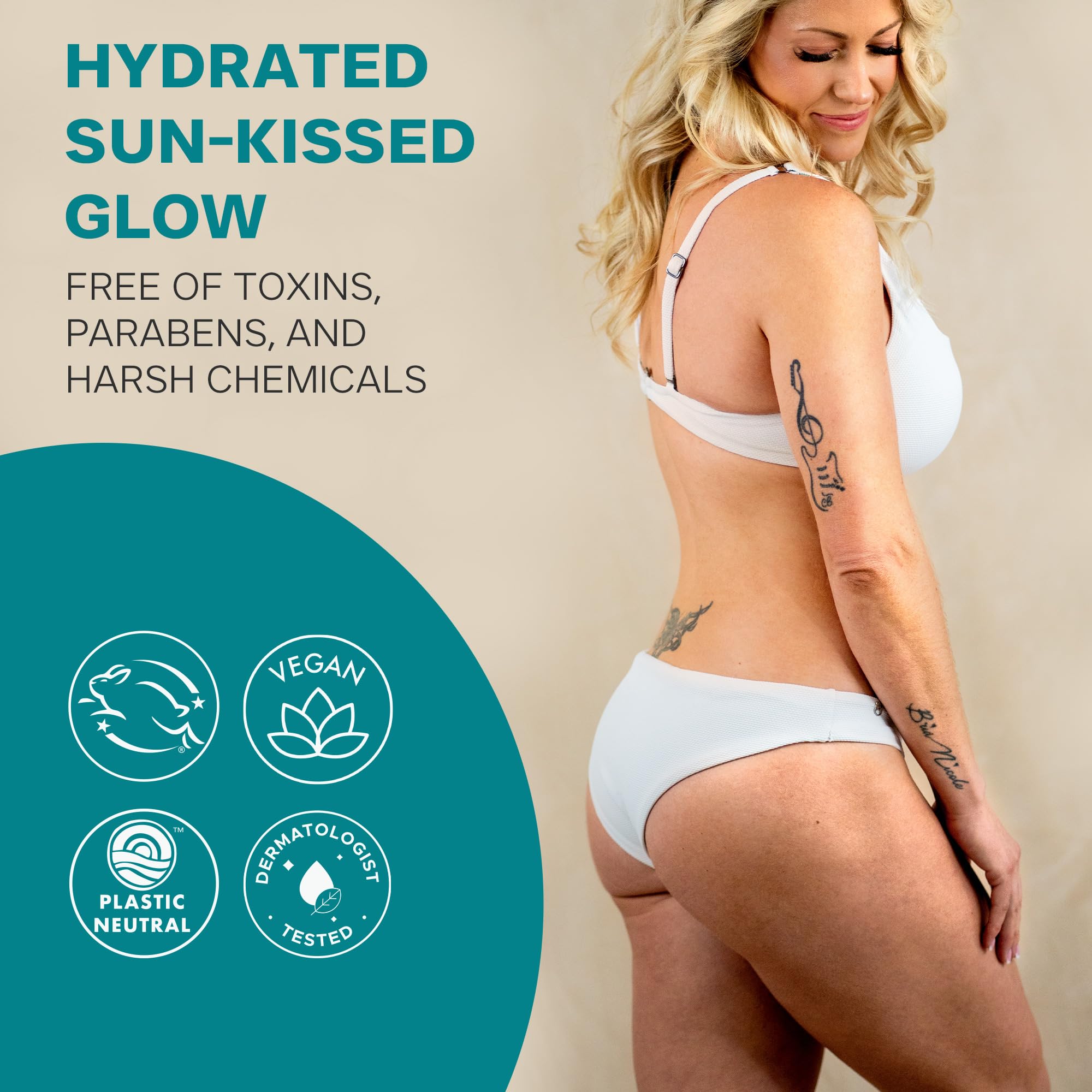 Beauty by Earth tanning mitt for even, mess-free results