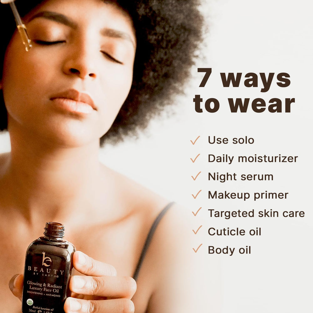 Beauty by Earth satisfaction guarantee badge with product image