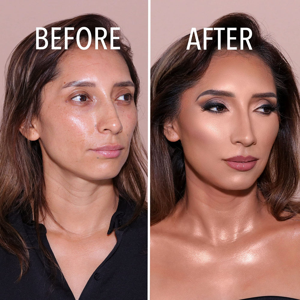 Beauty Creations Complete Wear Foundation 550 Praline packaging closeup highlights portability