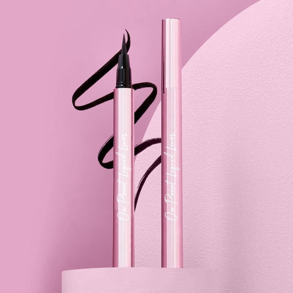 Beauty Creations Draw The Line Eyeliner set packaging highlighting quick dry and smudge free formula