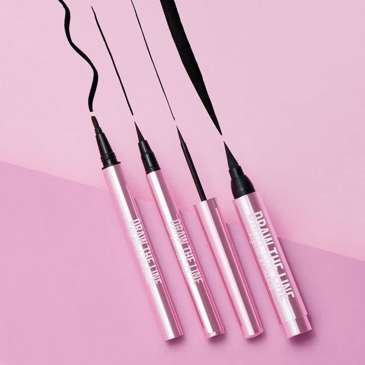 Beauty Creations Draw The Line Eyeliner with thin black tip for precise definition
