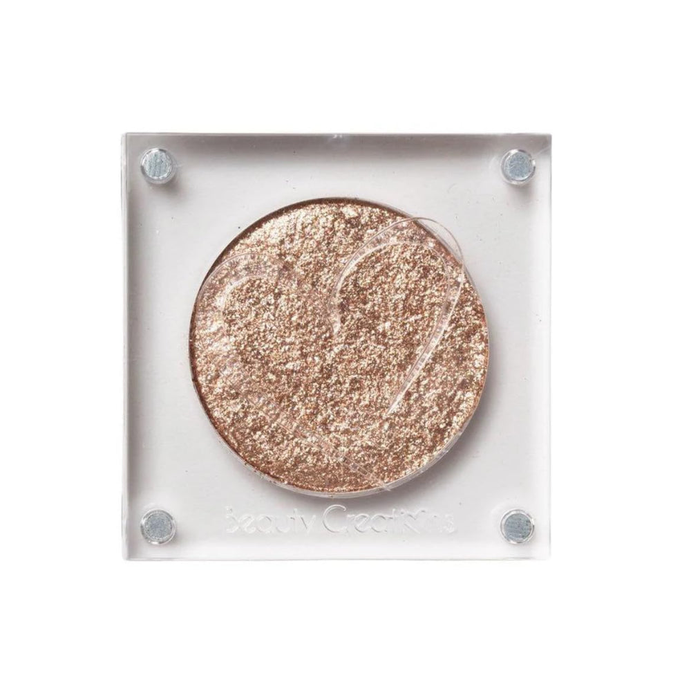Beauty Creations Riding Solo Howdy shadow — creamy, blendable lid color with gilded shimmer.