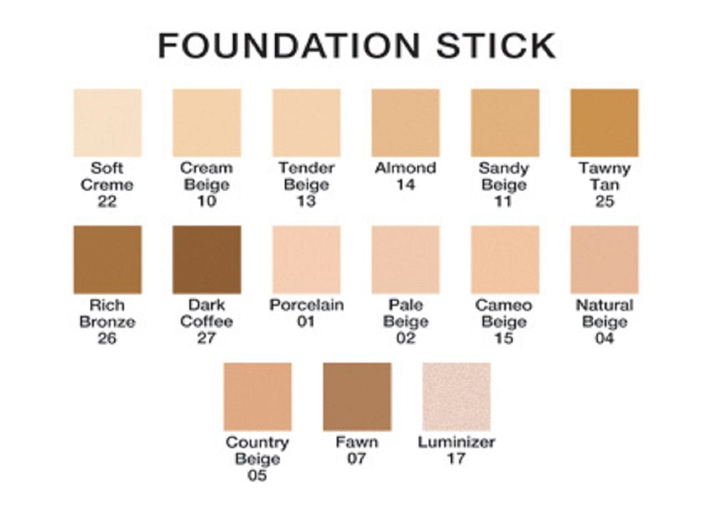 Beauty Deals foundation stick being blended on skin for even tone and easy application.
