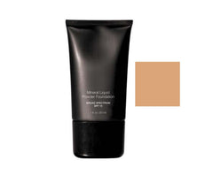 Beauty Deals Mineral Liquid Foundation Natural Beige bottle with SPF 15 and velvety finish