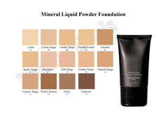 Beauty Deals Mineral Liquid Foundation pump-application demonstrates easy, even coverage for oily or pore-prone skin