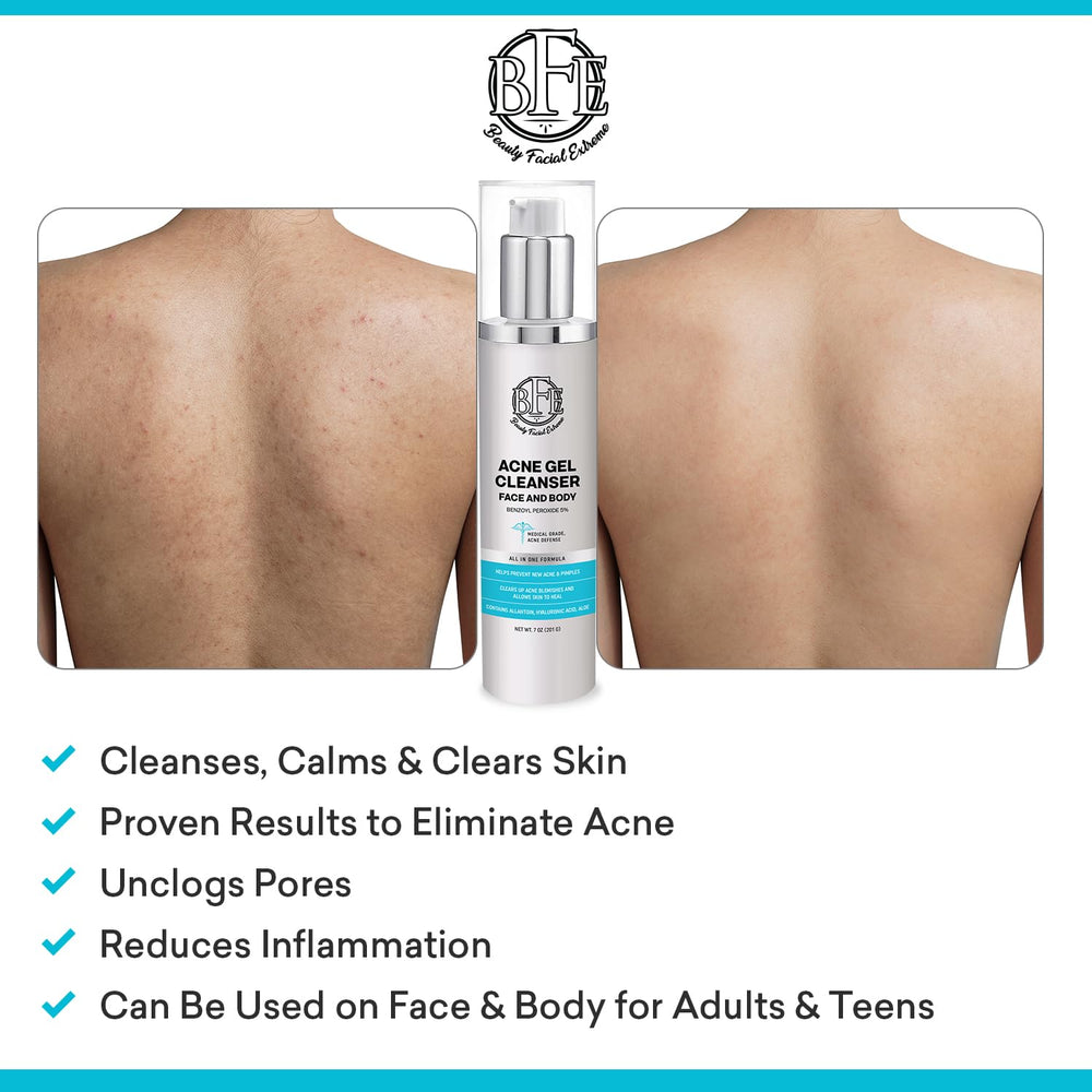 Beauty Facial Extreme wash packaging box highlighting ingredients and benefits