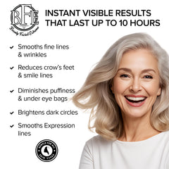 Beauty Facial Extreme instant eye-tightener applicator delivers precise dose for targeted use