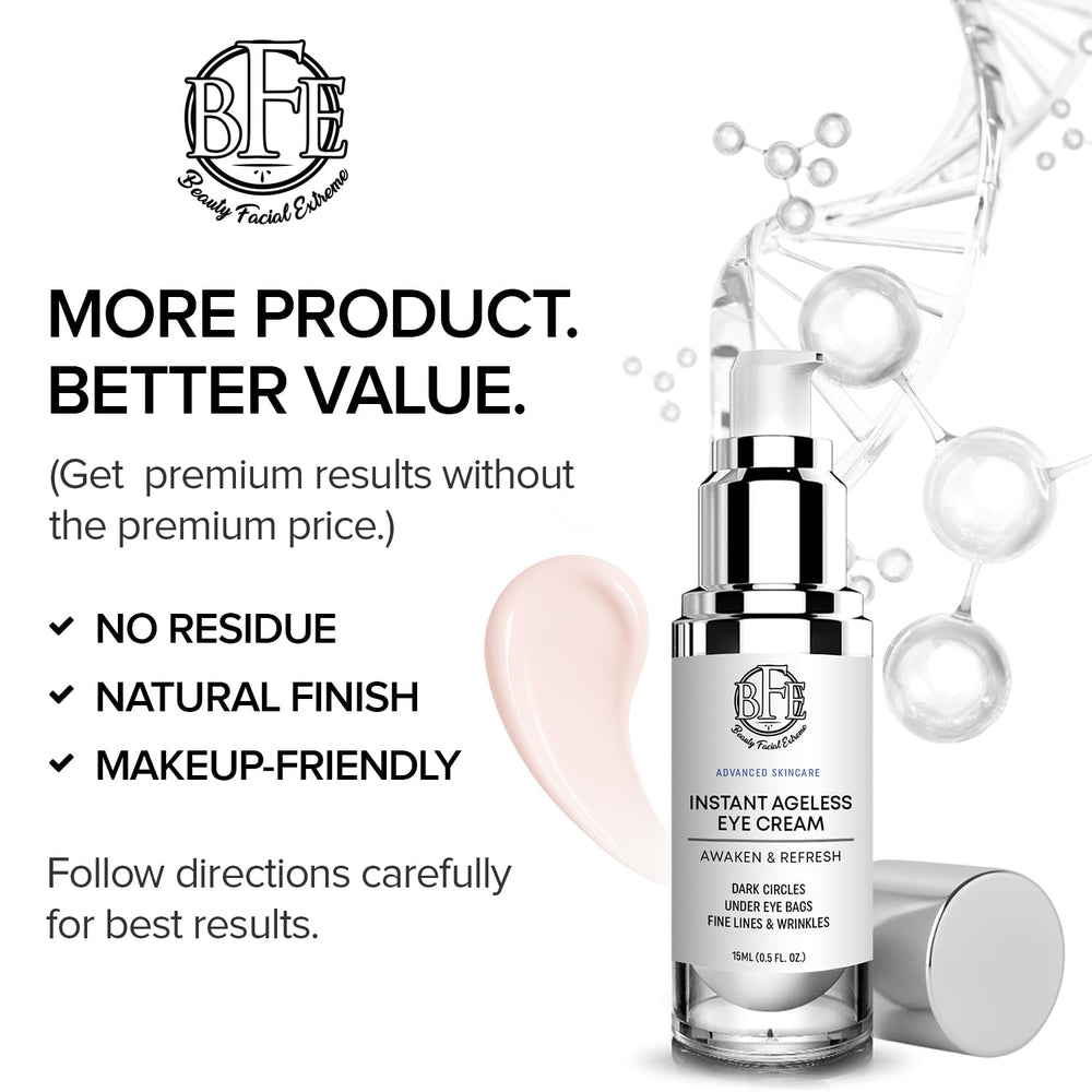 Beauty Facial Extreme instant eye-tightener film forms invisible lift on skin