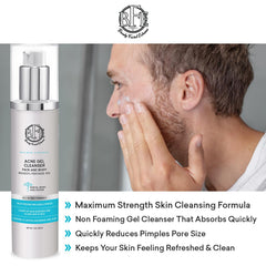Beauty Facial Extreme close-up of pores showing cleansing action.