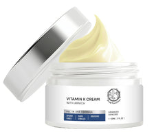 Beauty Facial Extreme Vitamin K Cream bottle closeup for rich hydration.
