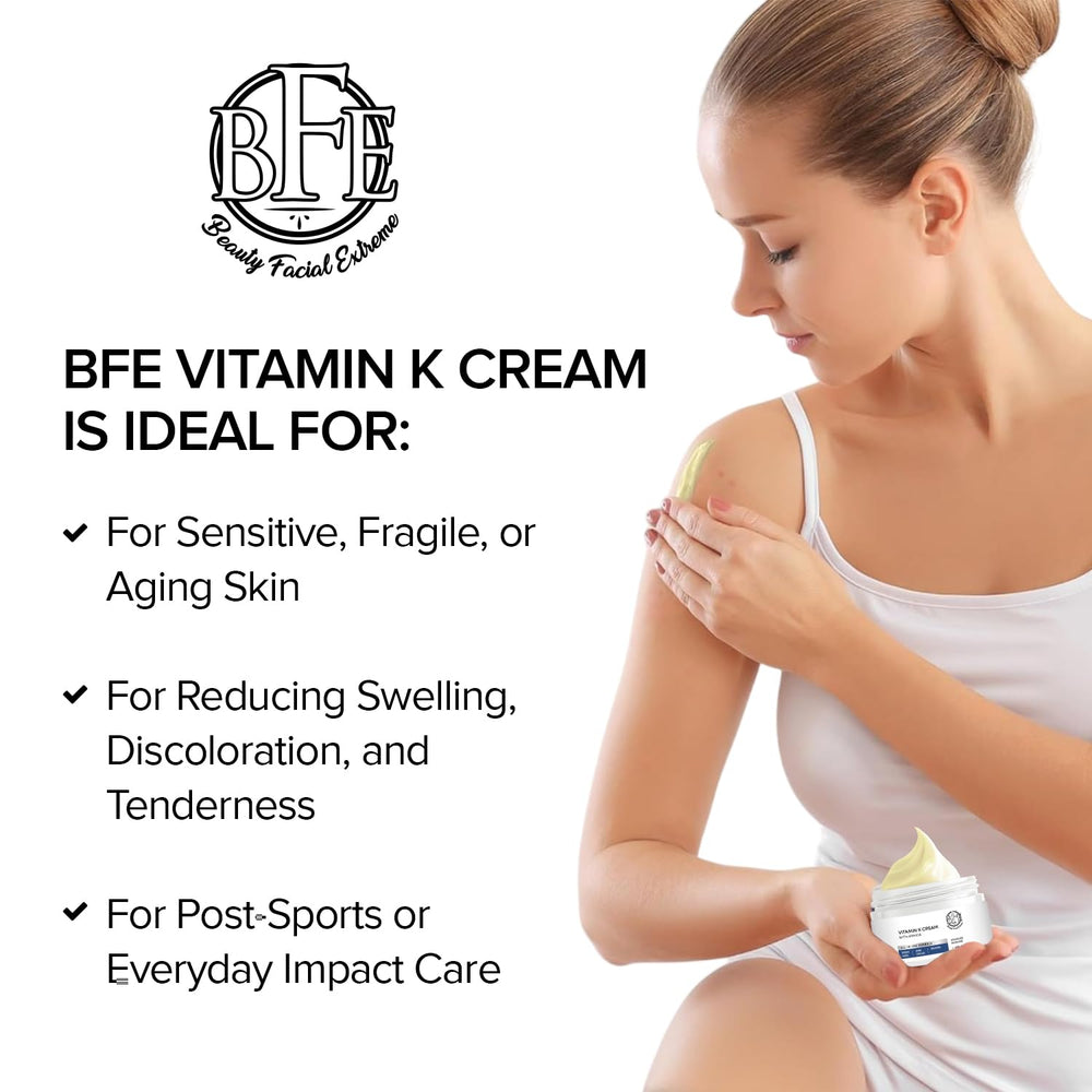 Beauty Facial Extreme Vitamin K Cream open pores to aid product absorption.