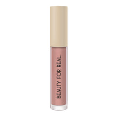 Beauty For Real Be Seen Exposure lipstick bottle shows neutral beige nude shade for everyday wear