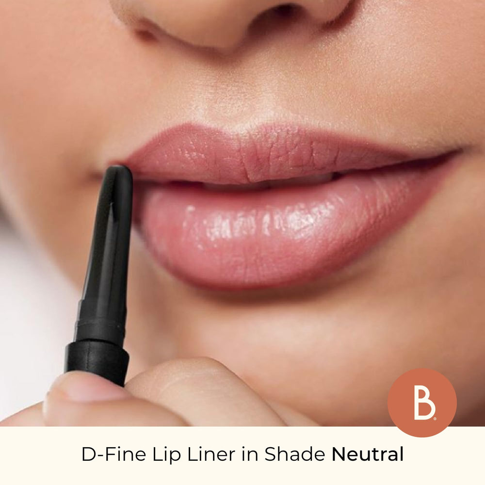 Beauty For Real D-Fine Lip Pencil creamy texture glides on for seamless lip lining.