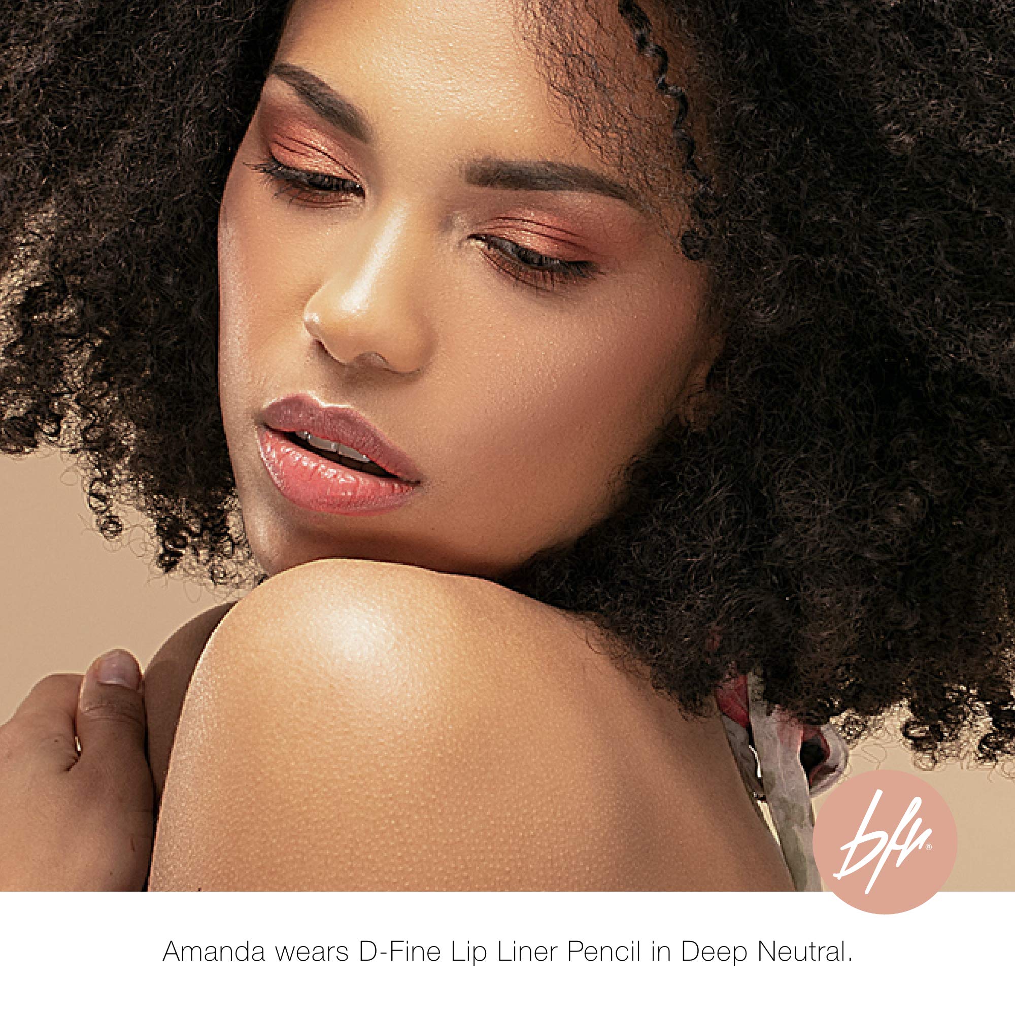 Beauty For Real lip pencil packaging shows cruelty-free and USA-made