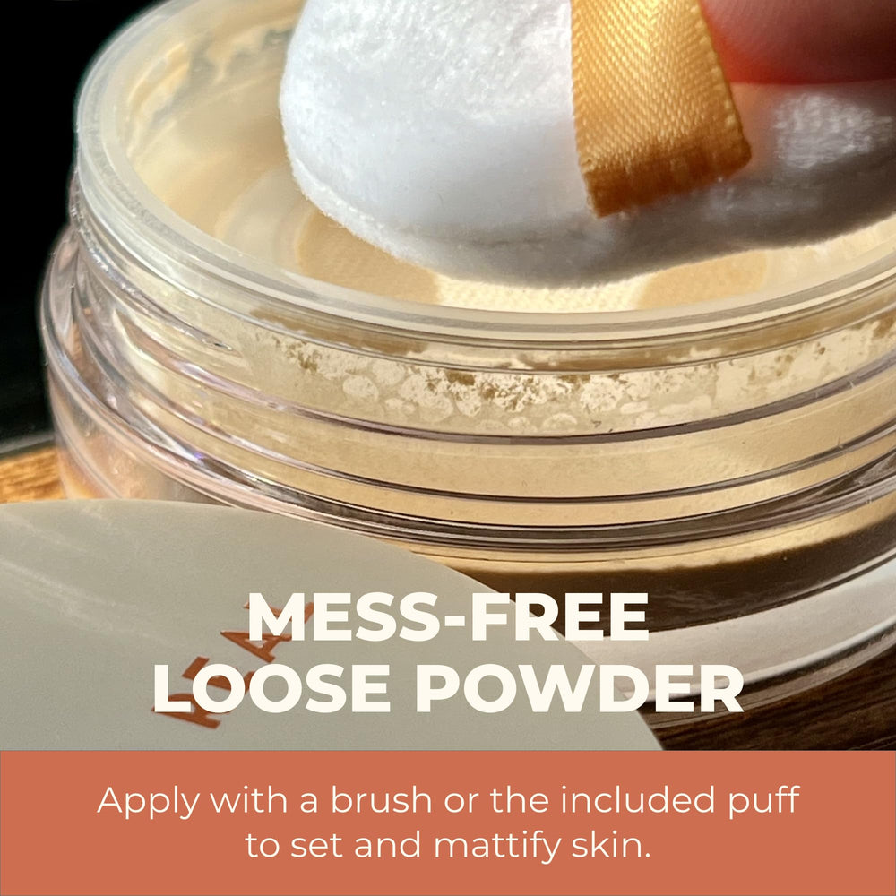 Beauty For Real Hydra-Set brush usage enables easy blending and secure powder release