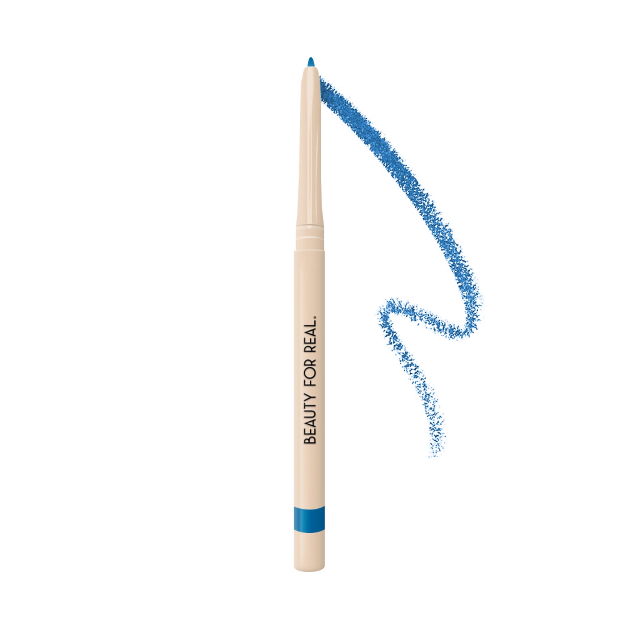 Beauty For Real I-Line 24-7 Eyeliner Peacock close-up twist-up tube for precise color.